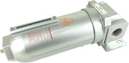 1" NPT SUPER DUTY Industrial Grade Particulate Filter/Water Trap For Air Compressor Compressed Air Lines, 5u With Metal Bowl (MANUAL DRAIN)