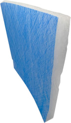 Paint Booth Exhaust Fiberglass Filter, Blue/White Paint Arrestor for Spray Booth (600/case, 24" x 24")