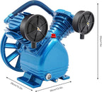 V Air Compressor Pump Head for 3 HP 2 Piston Motor Twin Cylinder Single Stage,Air Compressor Pump Motor Head Single Stage, in Tools & Home Improvement Portable Air Compressors