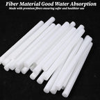 50PCS Humidifier Stick Filter Refill, 0.3"×4" Mini Air Diffuser Pure Wicks Universal Cotton Replacement Wicks for Small Portable Humidifier Diffuser in Office Bedroom Home