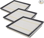 BOSCH 5537WS Workshop Engine Air Filter - Compatible with Select Cadillac SRX (Pack of 3)