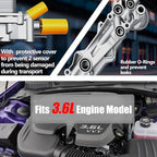 Full Aluminum Engine Oil Cooler 3.6 Oil Filter Housing Compatible with 2011-2023 Charger Challenger Caravan Journey Durango Avenger Town Country 200 300 Wrangl-er Grand Cherok-ee Ram