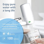Waterdrop Faucet Water Filter, Replacement for Brita® Filter, Brita® Faucet 36311 On Tap Water Filtration System, FR-200, FF-100 Replacement Filter, White (3 Packs)
