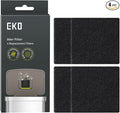 EKO Trash Can Odor Filter Refills for Trash Can and Compost Bin, Activated Charcoal Deodorizer, Strong Charcoal Odor Absorber, Pack of 4 Replacements