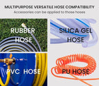 3/8 Inch NPT to 3/8 Inch Barb, Hose Barb Adapter, Air Hose Fittings Brass Pipe Fittings Male Thread, (4 Piece)