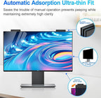 2Pack Magnetic 27 Inch Privacy Screen for Computer Monitor 16:9 Aspect Ratio, Hanging Removable Anti-Blue/Glare Protector Film, Anti Spy Desktop Security Private Filter 27in