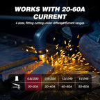ARCCAPTAIN 23Pcs IPT60 Plasma Cutter Torch Consumables, .030" Plasma Cutter Accessories for ARCCAPTAIN CUT55 NON-HF, CUT55 MP and CUT60 Non-HF, Work with 20-30A Current