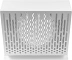 Vent Systems 6" Inch Exhaust Vent Cover with Rubber Gasket - White Galvanized Steel - Robust and Weatherproof Outdoor Air Exhaust Box - Duct or Surface Mounting - Rain and Snow Protection