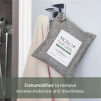 Moso Natural Air Purifying Bag 200g (3 Pack) HGTV Editor's Pick | Premium Bamboo Charcoal Odor Absorber for Home & Car | Closet Odor Eliminator & Car Air Freshener | Long Lasting Charcoal Bags
