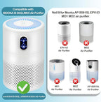 B-D02L Air Purifier Replacement Filter, Compatible with MOOKA B-D02L/ M05, KOIOS B-D02L, VEWIOR B-D02U and Tailulu D10 Air Purifier, 3-in-1 HEPA Air Filter for B-D02L and B-D02U Air Purifiers, 2 Pack
