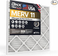 TruFilter Compatible with AprilAire 410 Replacement Filter for AprilAire (2-Pack) - MERV 11 MADE IN USA - HVAC AC Furnace Filters AllergiesAllergy Dust, Pet, MPR 1200 FPR 7Air Filter 16x25x4