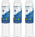 Pureline FQSLF Under Sink Water Filter Replacement. Compatible with GE FQSLF, FQROPF, GXSV65R, GXSLQR, PXRQ15RBL, PXRQ15F, PNRQ15F, PNRQ20F, PNRQ20R and PNRQ21R - Reduces Bad Taste & Odor (3 Pack)
