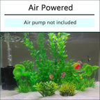 AQUANEAT Aquarium Air Powered Sponge Filter, Fish Tank Bio Bubble Filter with Airline Tubing, Valves, Suction Cup(up to 10Gal)