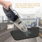 RV Premium Charcoal Activated Carbon Fiber Air Conditioner Filter - Air Duct AC Carbon Filter Replacement for RV AC Vent (4 Pack, 6" x 16")