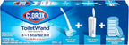 Clorox ToiletWand Toilet Bowl Cleaner- Toilet Brush, Storage Caddy and 6 Disinfecting Refill Heads