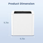 2 Pack 211+ Replacement Filter Compatible with Blue Pure 211+ and 211+ Auto Air Purifier, 2-Stage Filtration System of H13 True Filter & Activated Carbon Filter