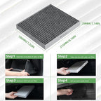 CF12157 Cabin Air Filter With Activated Carbon ForCamry, RAV4, Corolla, RX350, Prius, C-HR, ES350, Avalon, CX-9, ES300h, RX450h, highlander Cabin Filter