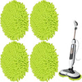 Microfiber Chenilles Pads for Shark Steamer S7001 s7020 s7000amz s7000 s7001tgt s7201 s8201 S7005 s8001 Series Rotating Steam Scrubber,Scrub Sanitize at The Same,Round Scrubbing Mop Replacement Pad