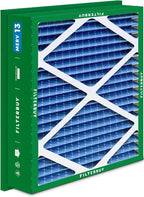Filterbuy 20x20x5 Air Filter MERV 13 Optimal Smoke & Allergy Defense (4-Pack), Electrostatic Pleated HVAC AC Furnace Filters for Honeywell Return Grille FC40R1003 (Actual Size: 18.38 x 18.38 x 3.69)
