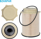 Fuel Filters for Ram 2500 3500 4500 5500 6.7 Cummins Diesel, Fuel Filter for 2019 2020 2021 2022 2023 2024 Dodge Ram 6.7 Diesel, Fuel Filter Water Separator Set Replace 68157291AA 68436631AA