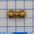 Supplying Demand SB1 3/8 Inch Quick Connect HVAC Brass Coupler Fitting