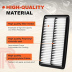 Engine & Upgrade Cabin Air Filter Kit Compatible with 2016-2022 Pilot 3.5L, 2017-2025 Ridgeline 3.5L, 2019-2025 Passport 3.5L, 2014-2020 MDX 3.5L, 2017-2020 MDX 3.0L, Replaces#80292SDAA01,172205J6A10