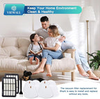 VIEWALL Replacement Filter for Shark NV360 NV352 NV356E ZU503AMZ CU500 CU520 NV350 NV351 NV352 NV355 NV357 NV358 NV366 NV370 NV380 NV391 UV440 Navigator Lift-Away Deluxe Upright Vacuum XHF350 XFF350