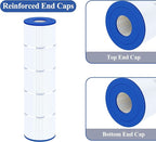 Cryspool® 07079 Filter Compatible with Jandy CL340, CV340, PJAN85, R0554500, C-7459, FC-0800, A0557900, 4×85 Sq. Ft Pool Filter Cartridge, 4 Pack