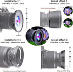 52mm Lens to 55mm Camera Lens Adapter,52mm-55mm Filter Step up Ring Adapter Ring,Compatible All 55mm Filter Accessory.Made from CNC Machined