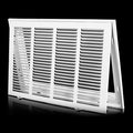 20x16 Return Air Grille [Duct Opening Size],Return Air Vent Cover for Wall Or Ceiling,Steel Return Air Filter Grilles Removable Face/Door for 1 Inch Filters (20"Wx16"H[Duct Opening])