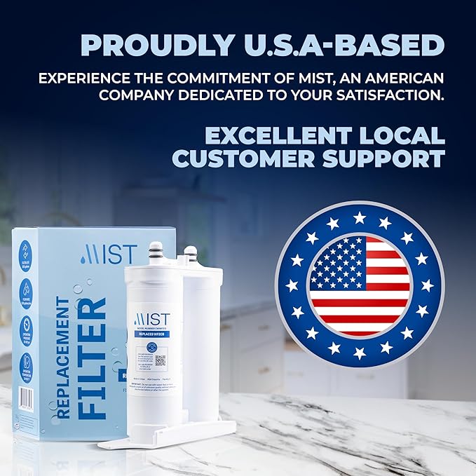 Mist Refrigerator Water Filter Replacement Compatible with WF2CB, PureSource2, FC100, 9916, 469916, 1 Pack