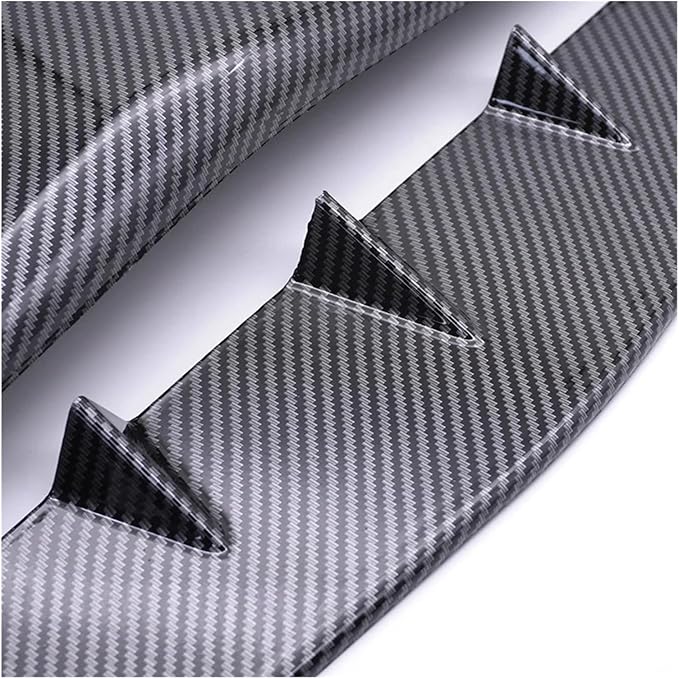 Universal Car Hood Scoop Air Flow Intake Decorative Turbo Bonnet Vent Cover Compatible For Audi And BMW Compatible For VW And Civic(Carbon look)
