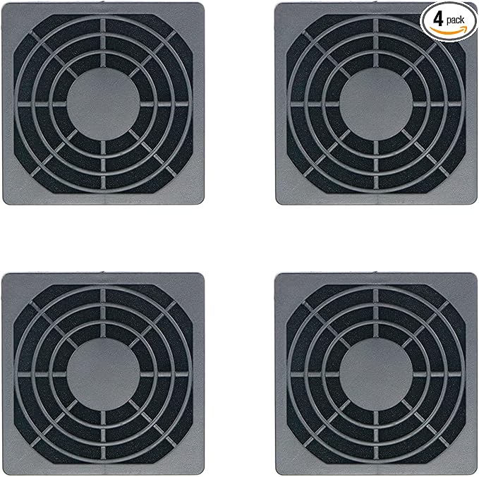 2.36 inch/60mm Fan Dust Filter PC Cooler Fan Filter Dustproof Cover Computer Case Mesh 4PCS
