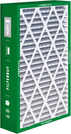 Filterbuy 16x28x6 Air Filter MERV 8 Essential Dust & Allergy Defense (4-Pack), Pleated HVAC AC Furnace Filters for AprilAire Space-Gard 401, 2400, & Lennox (Actual Size: 15.50 x 26.88 x 6.00)