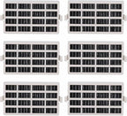 Replacement Part for W10311524 Air Filter Replacement For Refrigerator 2319308-6 Pack Universal Repair Solution Replacement Component Home Appliance Upgrade Fix Solution