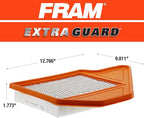 FRAM Extra Guard CA11050 Replacement Engine Air Filter for Select Chrysler, Dodge, Ram and Volkswagen (3.6L) Models, Provides Up to 12 Months or 12,000 Miles Filter Protection