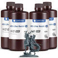 ANYCUBIC ABS-Like Resin 3.0, 3D Printer Resin with Enhanced Strength and Toughness, High Precision and Minimal Shrinkage, Wide Compatibility for All LCD Resin 3D Printers (HD Grey, 4kg)