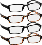 TruVision Readers Reading Glasses, Comfort Spring Hinges for Men and Women, 9501HP