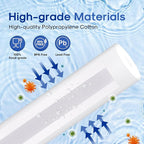 ICEPURE 1 Micron 20" x 4.5" Whole House Sediment Home Water Filter Replacement Cartridge, Compatible with SP-DD-5005-20BB, FPMB5-20, AP810-2, 155358-43, SDC-45-2005, 2PP20BB1M, P5-20, FP25B, 4 Pack