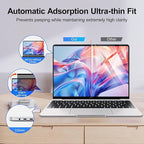 2Pack Magnetic 13.3 Inch Laptop Privacy Screen 16:9 Aspect Ratio, Removable Anti-Blue/Glare Protector Film, Anti Spy Desktop Security Private Filter 13.3in
