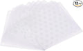 MECCANIXITY 140mm Computer Fan Filter Grills PVC Mesh Dustproof Case Cover for Computers, White Pack of 12