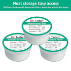 Xin Tester 100 Pieces Nylon Disc Membrane Filters, 50 mm Diameter, 0.05µm Pore Size