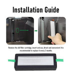 FTVOGUE 2 Pcs 3D Printer Air Filter Replacement, High Efficiency Particulate Air 13 and Activated Carbon Combo Filter with Dual Filtration System for Lab Series