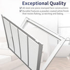 20"W x 16"H [Duct Opening Size] Steel Return Air Filter Grille - Removable Face/Door for 1 inch Filters -HVAC Vent Cover Grill - White [Outer Dimensions: 22 5/8"W X 18 5/8"H]