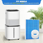 8-Pack Replacement Filters Compatible with LEVOIT Superior 6000S Smart Evaporative Humidifier + 4-Pack Top Fill Humidifier Replacement Filters Compatible with LEVOIT Humidifiers