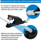 Refrigerator Water Line Kit Connection and 1/4 Compression Ice Maker Installation Kit,1/4" OD Tubing with Quick Connect for Fridge IceMaker Reverse Osmosis RO Systems Water Filters Faucet 25ft