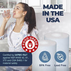 American Made, 5 Micron 10 x 2.5 Sediment Filter - Whole House Water Filter Replacement Compatible with Well Water Filters - P5, AP110, WHKF-GD05, Made in USA, 2-Pack