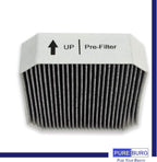 PUREBURG Replacement HEPA Pre-Filter Fits Molekule Air Purifier, High-efficiency Activated carbon 2-in-1 Air Clean Dust VOCs,2-Pack