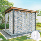 Hot Air Balloons Outdoor Curtains for Patio Fantasy Spaceship Cartoon Vintage Waterproof Outside Curtains with Grommet Top Weatherproof Curtain for Cabana Pergola Gazebo, 1 Panel, 54" W x 108" L