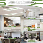 Fluorescent Light Covers - Classroom Covers for Ceiling Lights, 1 PCS 4 x 2 Feet Magnetic Light Filters, Classroom, Office Decor (Believe in Yourself)